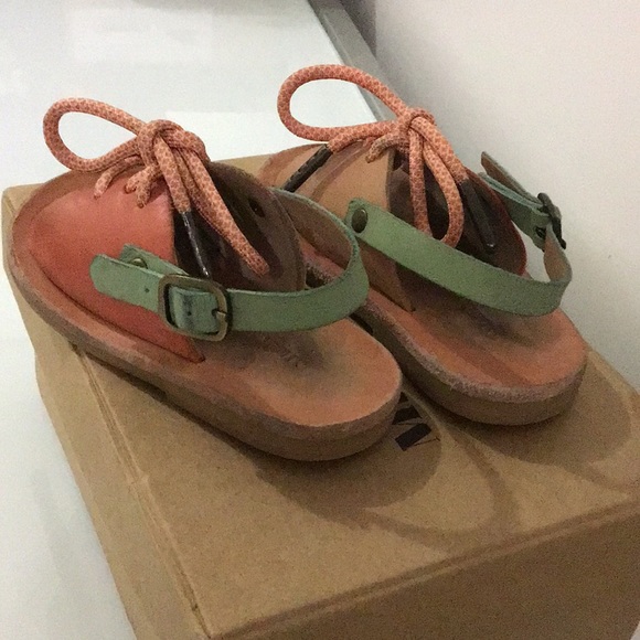 Misha and puff multi color lace up sandal - Picture 3 of 3